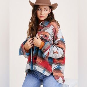 Boho Chic Aztec Jacket